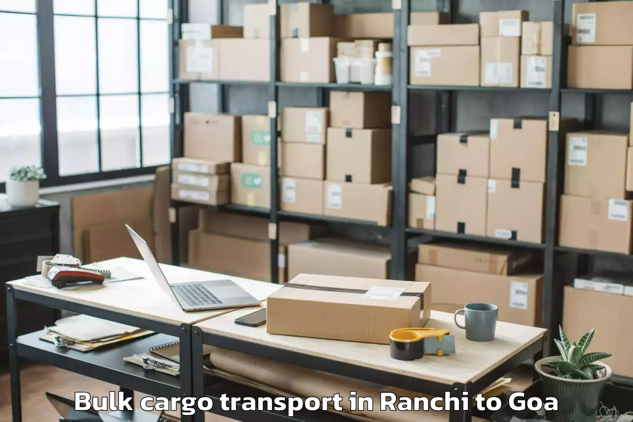 Top Ranchi to Vagator Bulk Cargo Transport Available